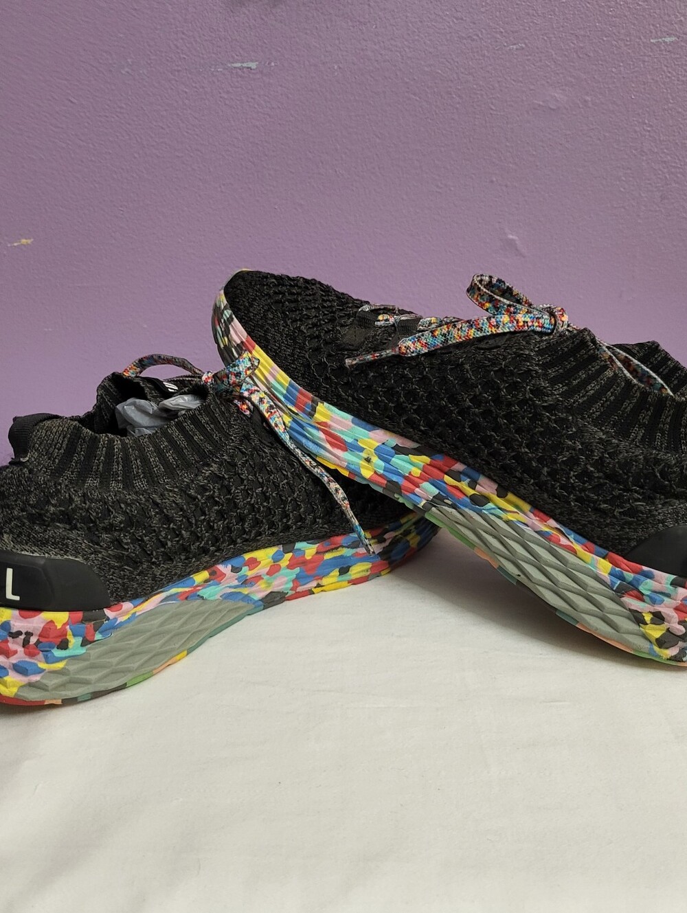 Colorful NOBULL Wild Runners All Day Knit Sneakers Slip-on Shoes Unisex Mens 8.5 - Picture 7 of 14